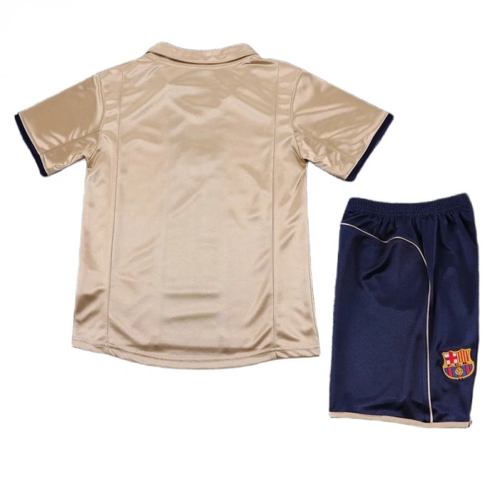 Barcelona 2001-2002 Retro Çocuk Forma & Şort Seti Away