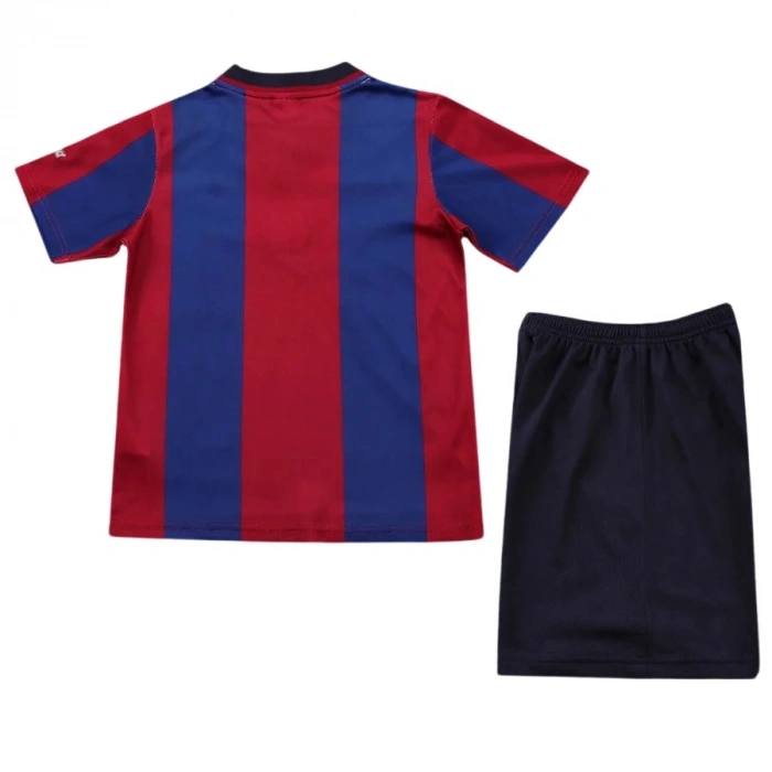 Barcelona 1998-1999 Retro Çocuk Forma & Şort Seti Home