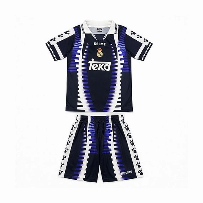 Real Madrid 1997 Retro Çocuk Forma & Şort Seti Away