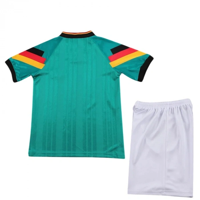 Almanya 1992 Retro Çocuk Forma & Şort Seti Away