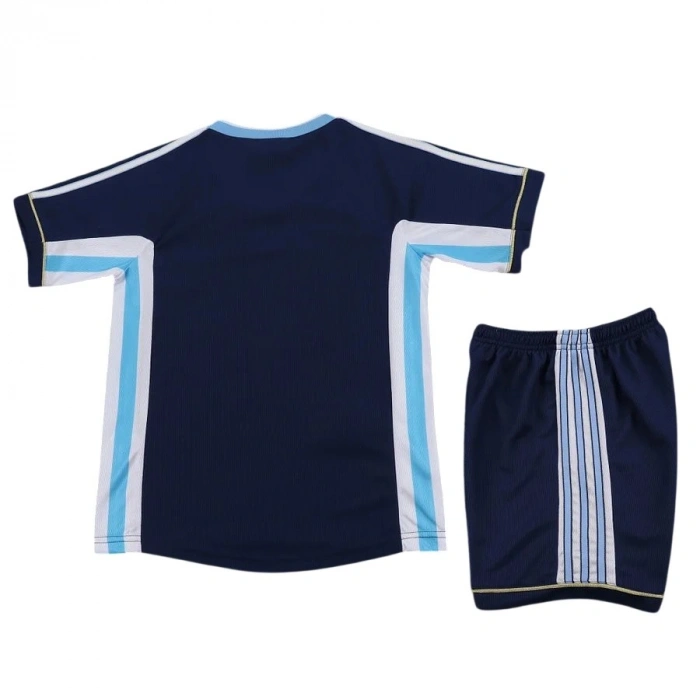 Arjantin 1998 Retro Çocuk Forma & Şort Seti Away