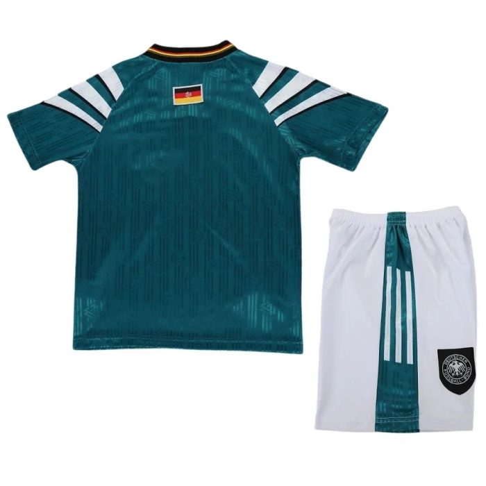 Almanya 1996 Retro Çocuk Forma & Şort Seti Away