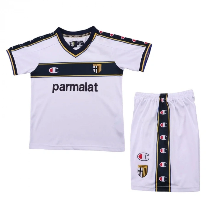 Parma 2002-2003 Retro Çocuk Forma & Şort Seti Home