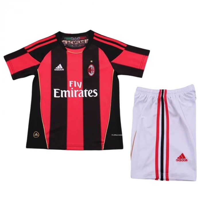 Milan 2011-2012 Retro Çocuk Forma & Şort Seti Home