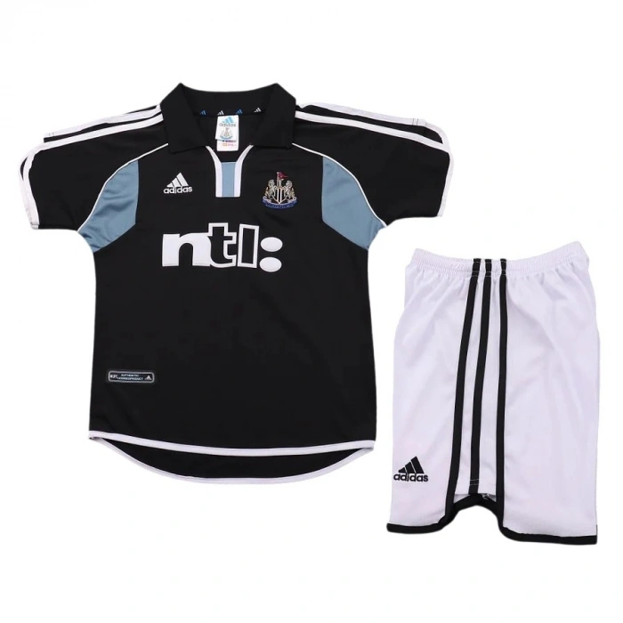 Newcastle United 2000-2001 Retro Çocuk Forma & Şort Seti Away