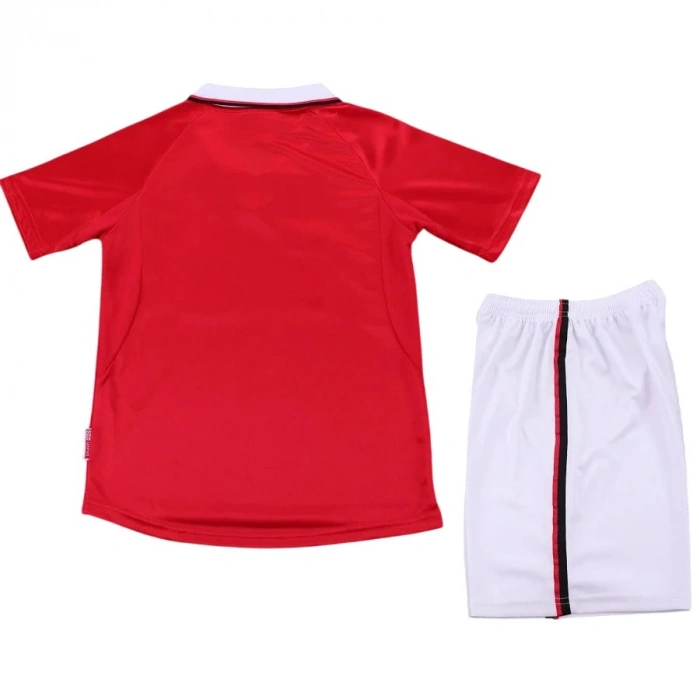 Manchester United 1999-2000 Retro Çocuk Forma & Şort Seti Home