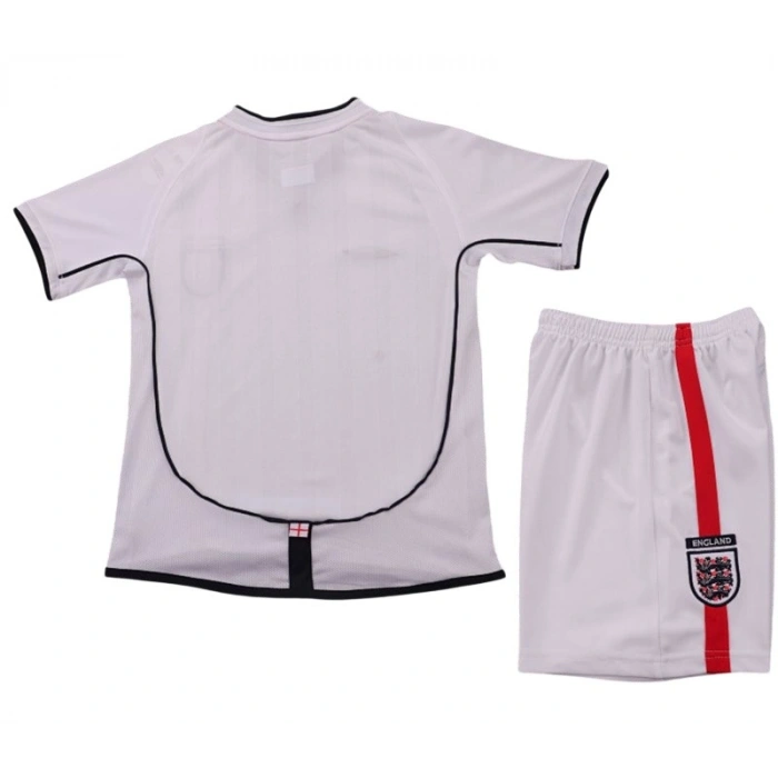 İngiltere 2002 Retro Çocuk Forma & Şort Seti Home