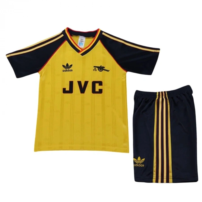 Arsenal 1988-1990 Retro Çocuk Forma & Şort Seti Away