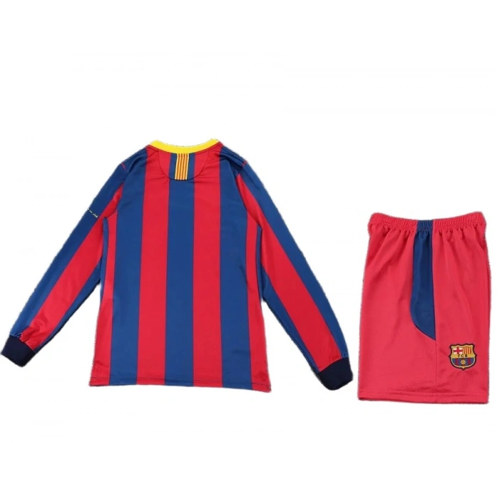 Barcelona 2010-2011 Retro Çocuk Forma & Şort Seti Home