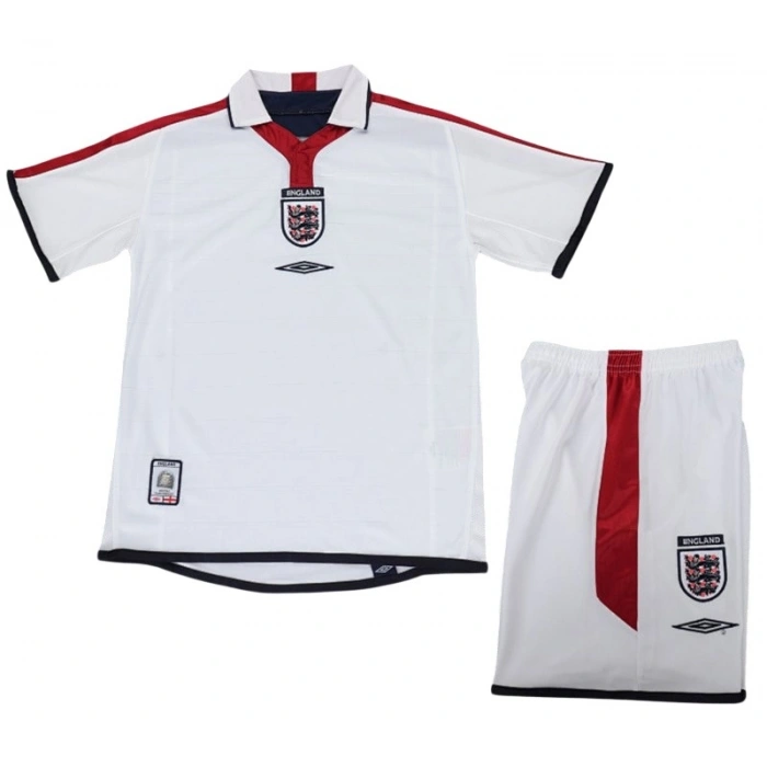 İngiltere 2004 Retro Çocuk Forma & Şort Seti Home