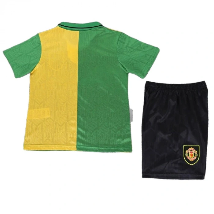 Manchester United 1992-1994 Retro Çocuk Forma & Şort Seti Away