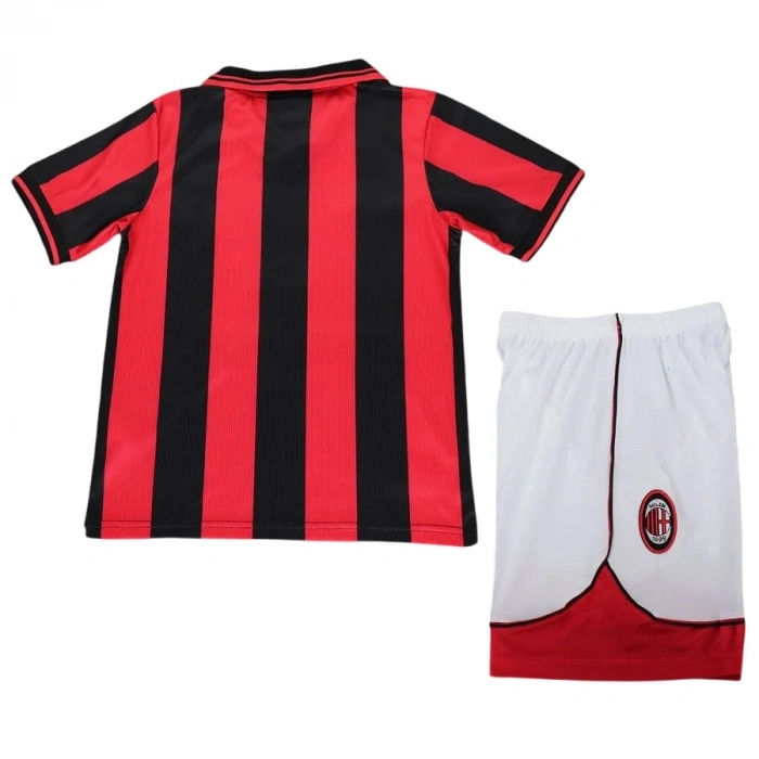 Milan 1997-1998 Retro Çocuk Forma & Şort Seti Home
