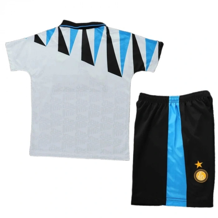 Inter 1992-1993 Retro Çocuk Forma & Şort Seti Away