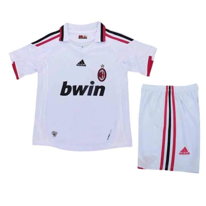 Milan 2009-2010 Retro Çocuk Forma & Şort Seti Away