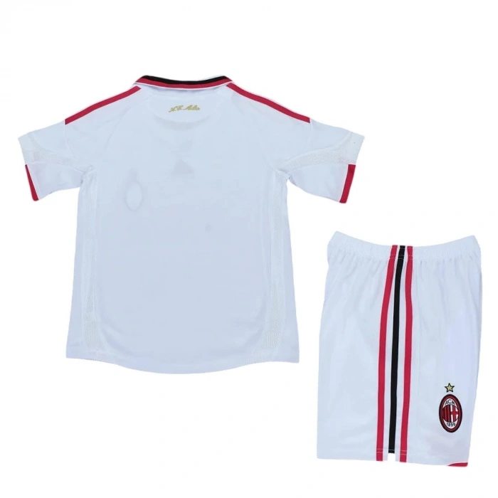 Milan 2009-2010 Retro Çocuk Forma & Şort Seti Away