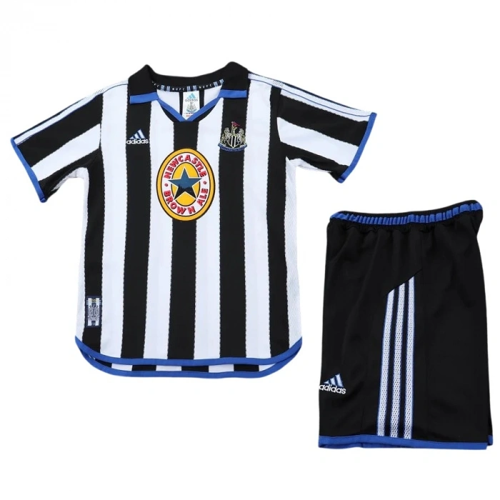 Newcastle United 1999-2000 Retro Çocuk Forma & Şort Seti Home