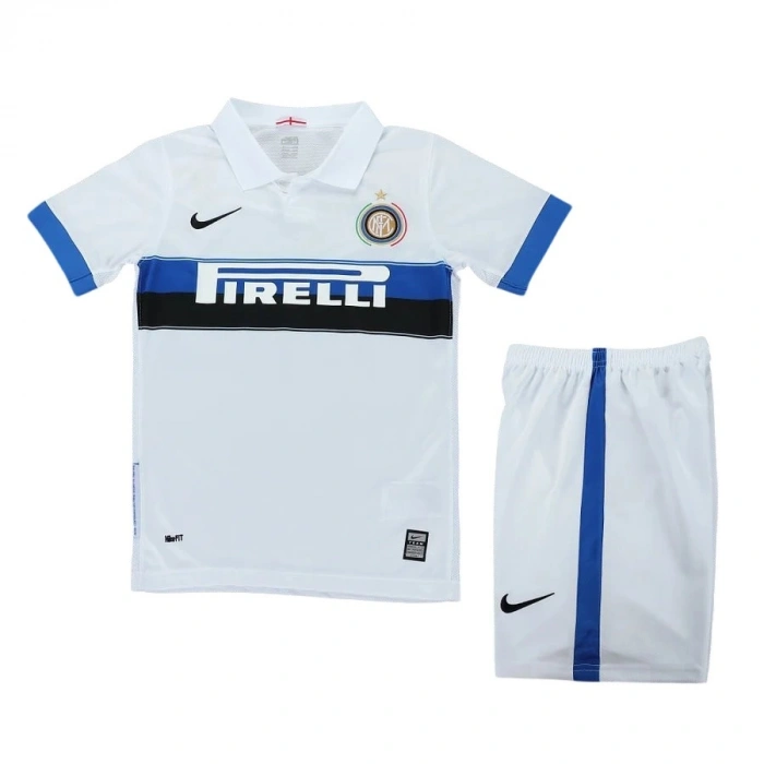 Inter 2009-2010 Retro Çocuk Forma & Şort Seti Away