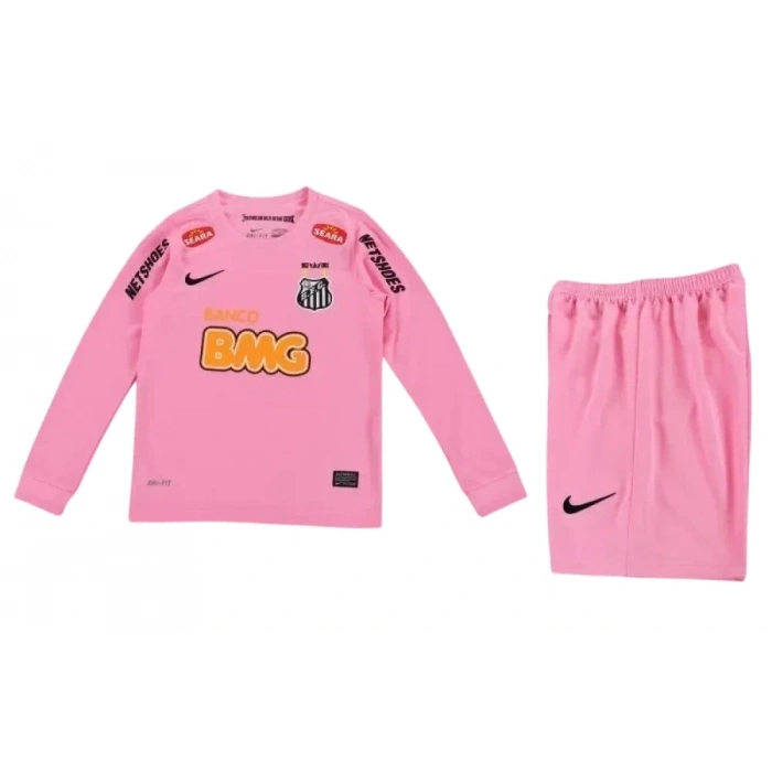Santos 2013 RRetro Çocuk Uzun Kol Forma & Şort Seti