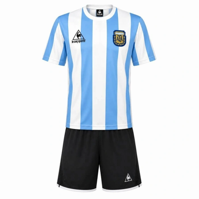 Arjantin 1986 Retro Çocuk Forma & Şort Seti Home