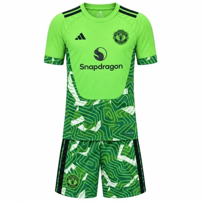 Manchester United 2026-2027 Çocuk Kaleci Forma & Şort Seti