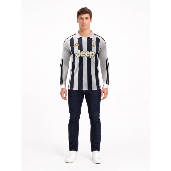 Juventus 2026-2027 Profesyonel Maç Forması Uzun Kol - Home