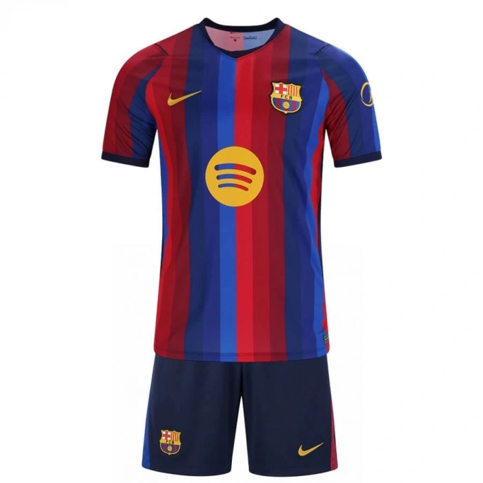 Barcelona 2026-2027 Çocuk Forma & Şort Seti Home