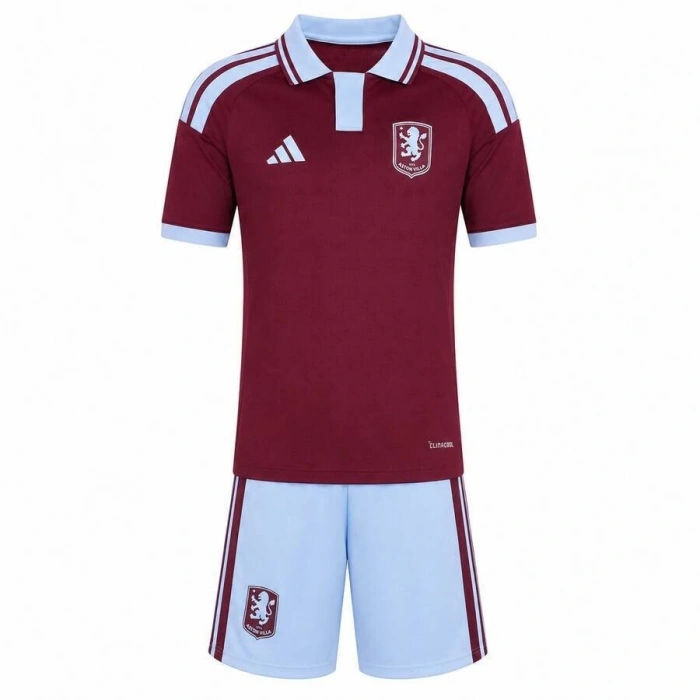 Aston Villa 2026-2027 Çocuk Forma & Şort Seti Home
