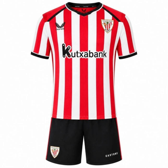 Athletic Bilbao 2026-2027 Çocuk Forma & Şort Seti Home