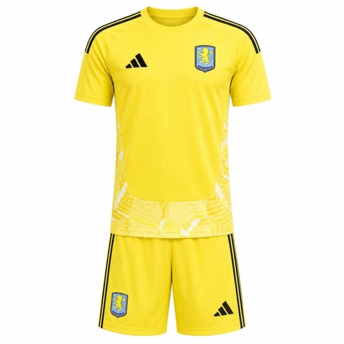 Aston Villa 2026-2027 Kaleci Çocuk Forma & Şort Seti