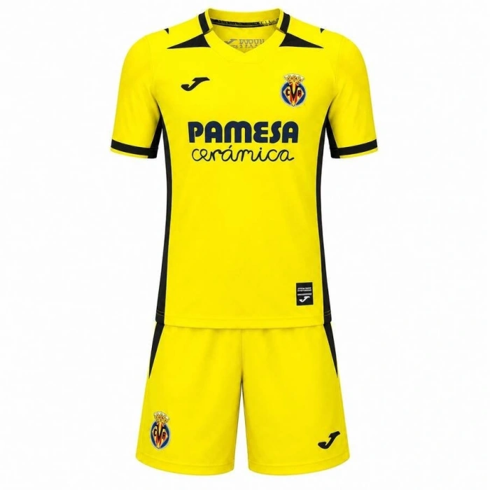 Villarreal 2026-2027 Çocuk Forma & Şort Seti Home