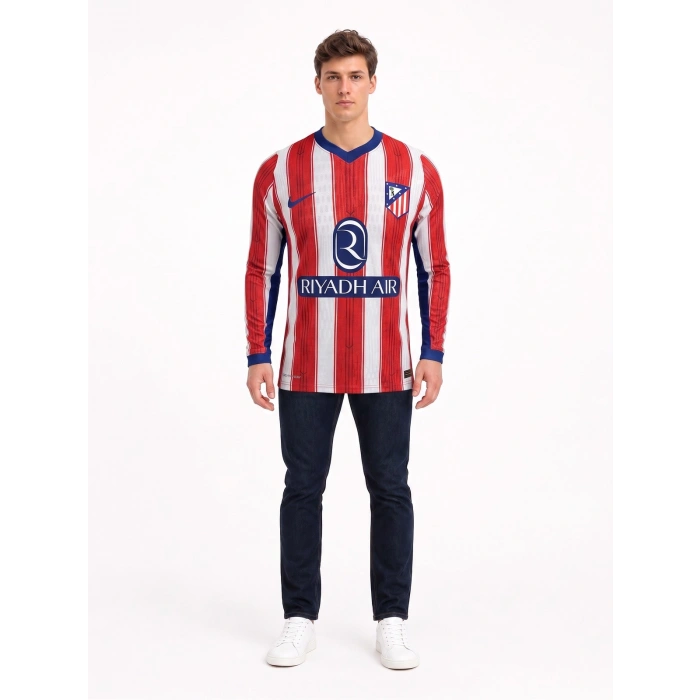 Atletico Madrid 2026-2027 Profesyonel Maç Forması Uzun Kol - Home