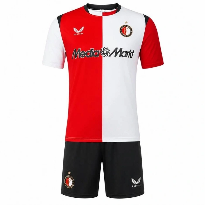 Feyenoord 2026-2027 Çocuk Forma & Şort Seti Home