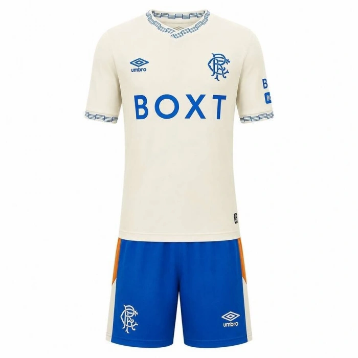 Glasgow Rangers 2026-2027 Çocuk Forma & Şort Seti Away