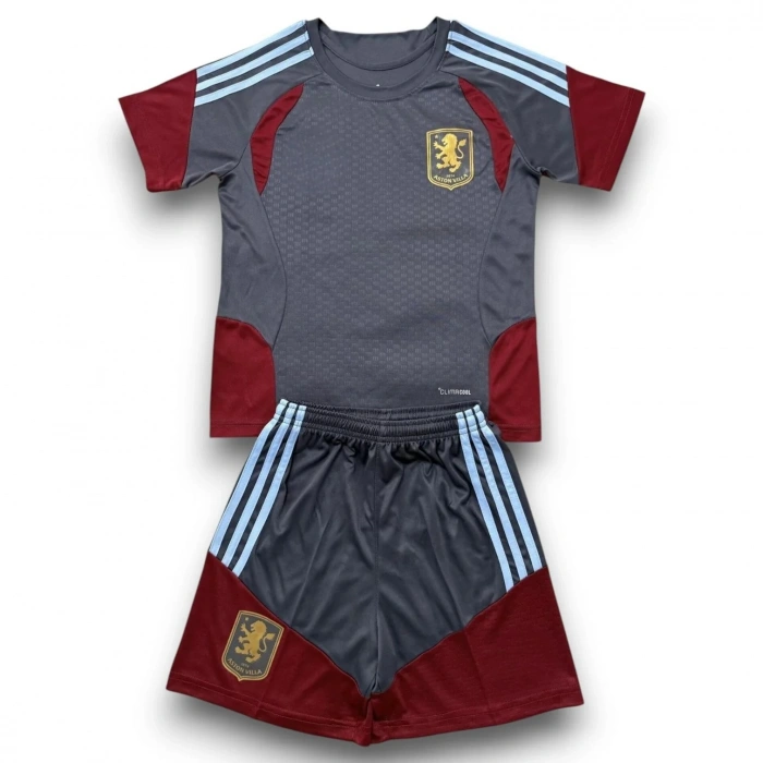 Aston Villa 2026-2027 Çocuk Antrenman Forma & Şort Seti