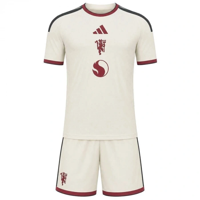 Manchester United 2026-2027 Çocuk Forma & Şort Seti Third