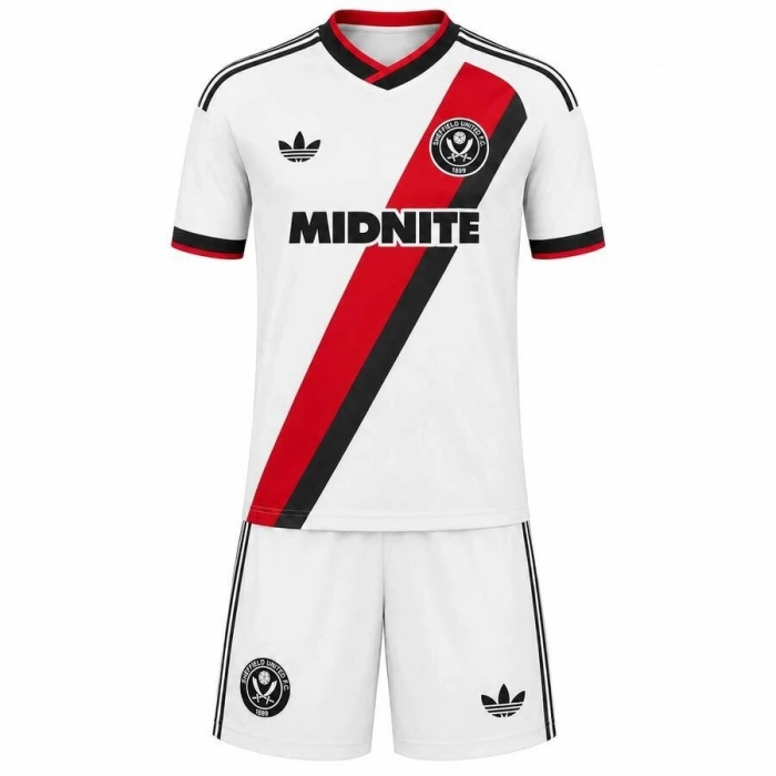 Sheffield United 2026-2027 Çocuk Forma & Şort Seti Away