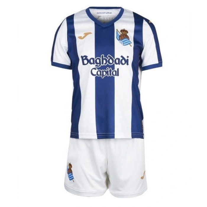 Real Sociedad 2026-2027 Çocuk Forma & Şort Seti Home