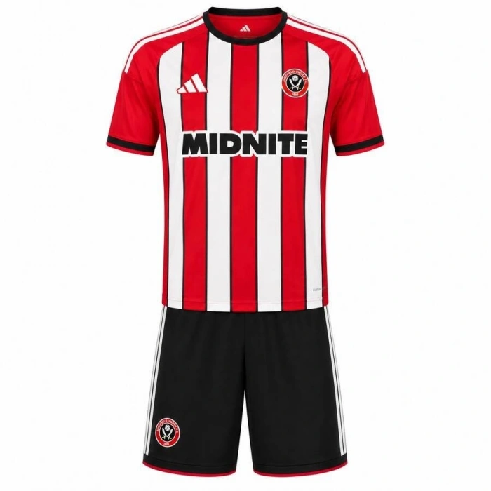 Sheffield United 2026-2027 Çocuk Forma & Şort Seti Home