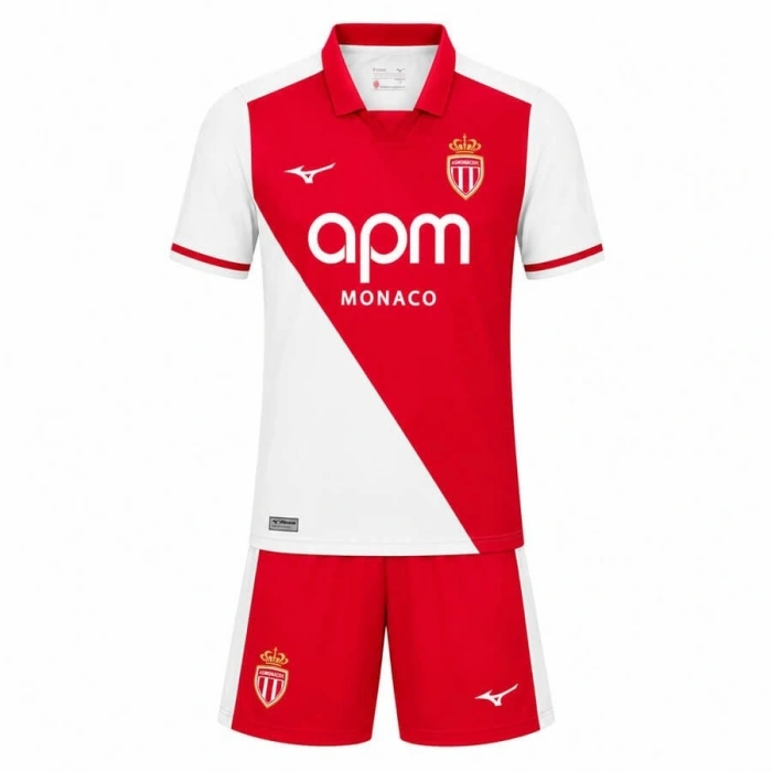 AS Monaco 2026-2027 Çocuk Forma & Şort Seti Home