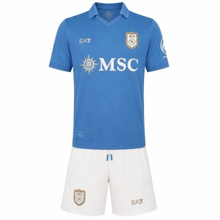 Napoli 2026-2027 Çocuk Forma & Şort Seti Home
