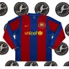 Barcelona 2007 - 2008 Uzunkol Retro Forma