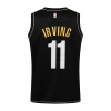 Brooklyn Nets 2020-2021 Kyrie Irving 11 Swingman Authentic Forma Black - City Edition