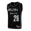 Brooklyn Nets 2020-2021 Spencer Dinwiddie 26 Swingman Authentic Forma Black - City Edition
