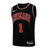Chicago Bulls 2019-2021 Derrick Rose 1 Swingman Authentic Forma Black - City Edition