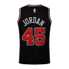 Chicago Bulls 2019-2021 Michael Jordan 45 Swingman Authentic Forma Black - City Edition