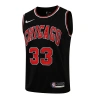 Chicago Bulls 2019-2021 Scottie Pippen 33 Swingman Authentic Forma Black - City Edition