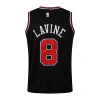 Chicago Bulls 2019-2021 Zach LaVine 8 Swingman Authentic Forma Black - City Edition