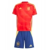 İspanya Euro 2024 Çocuk Forma & Şort Seti Home