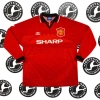 Manchester United 1994 - 1996 Uzunkol Retro Forma