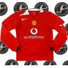 Manchester United 2004 - 2006 Uzunkol Retro Forma